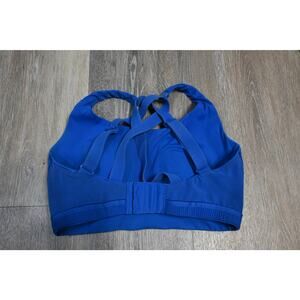 Lululemon Energy Sports Bra Women’s Large Blue High Support Crossback